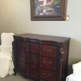Red Tone 3 Drawer Chest