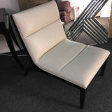 Hancock & Moore Ivory Leather Chair