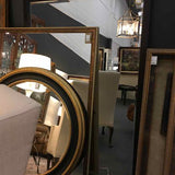 Black Frame Bevelled Mirror