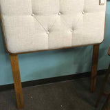 TWIN Mid Century Style Upholstered Headboard