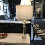 Robert Abbey Silver Table Lamp