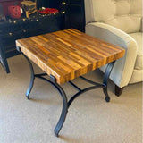 Haverty's Wood/Metal End Table