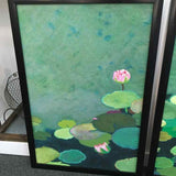 Framed Lily Pad Art
