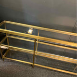 Mitchell + Gold Glass & Metal Console