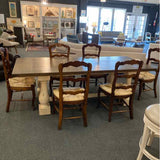 Bramble French Country 2-Tone Mahogany Table & Chairs