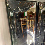 Black Tray Shape Wall Mirror