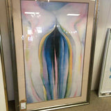 "Grey Lines" by Georgia O'Keefe Framed Print