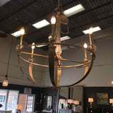 Metal & Acrylic 6 Light Chandelier