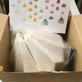 Studiosnowpuppe "Chestnut"  White Origami Lamp
