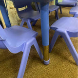 Lakeshore Learning Childrens Adjustable Table & 6 Chairs