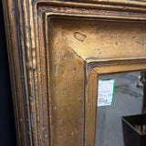 Gold Frame Beveled Mirror