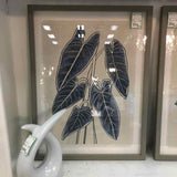 Elephant Ear Botanical on Fabric