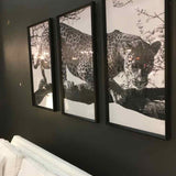 Black & White Cheetah Photography Triptych