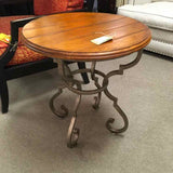 Century Round Accent Table