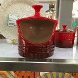 Le Creuset "Cerise" Stoneware Salt Pinch Pot