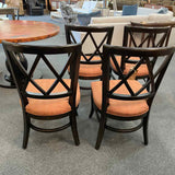 SET OF 4 Fairfield Chair Co. Upholstered Dining Side Chairs