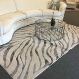 Surya  Cream Grey Rug Zebra 8x10