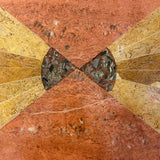 Table Stone 1 Piece Rust/Gold Blend