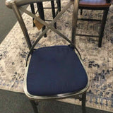 Silver Steel Dining Side Chair