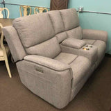 Flexsteel "Henry" Power Reclining Sofa with Console