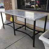 Outdoor Console Table with Granite Top