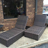 All Weather Wicker Outdoor Chaise Lounge