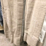PAIR of Oatmeal Color Blackout Curtains & Company Curtains