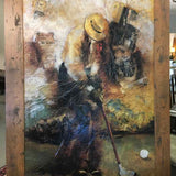 Rooms to Go Framed Swingin/The Club Golf Artworks