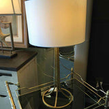 Brushed Gold Metal Table Lamp