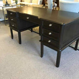 Ashley Desk Dark Espresso 5 Drawer