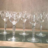 SET OF 8  Vintage Liquor Glasses