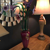 Vintage Glass Flowers in Vase