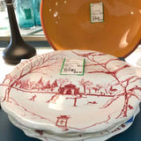 SET OF 4 Juliska "Country Esate Winter Frolic" Dish Set
