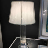 PAIR of Robert Abbey Brass & Glass Table Lamps