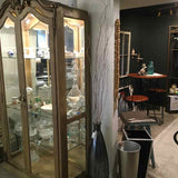 Willow Branches in Tall Silver Vase