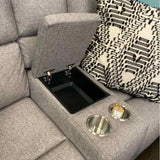 Flexsteel "Henry" Power Reclining Sofa with Console