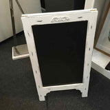 Distressed White Sandwich Board Sign