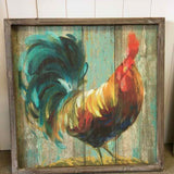 Hobby Lobby Painted Rooster on Wood