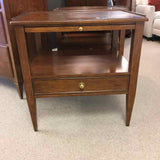 Woodbridge Nightstand Marseille 1 Drawer with Shelf and Pull Out Table