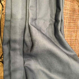 PAIR Curtains Custom Blue Linen Blackout Pinch Pleat