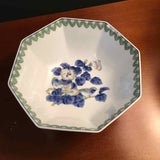 Floral Blue & White Nightingale Japan Vintage Bowl