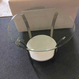 Brushed Nickel End Table