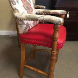 PAIR of Custom Counter Height Stools