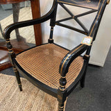 Lillian August for Drexel Heritage Cane Seat  Arm Chair