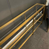 Mitchell + Gold Glass & Metal Console