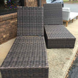 All Weather Wicker Outdoor Chaise Lounge