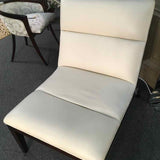 Hancock & Moore Ivory Leather Chair