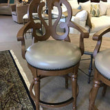 PAIR Frontgate Counter Height Stool Rosedale Swivel