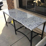 Outdoor Console Table with Granite Top