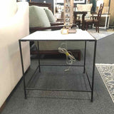 Marble Top End Table